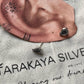 Antique Plain Oxidised Boho Studs 925 Sterling Silver Earrings