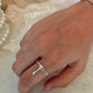 Melted drop drip 925 sterling silver ring  