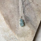 Aquamarine Forest Enchantments 925 Sterling Silver Pendant  