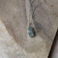 Elegant 925 silver aquamarine pendant for women