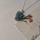 Handmade aquamarine gemstone pendant jewelry  