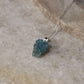 Natural aquamarine stone pendant for women  