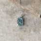 Artisan forest enchantments aquamarine silver pendant