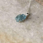 Elegant 925 silver aquamarine pendant for women  
