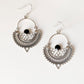 Chandbali Black Onyx 925 Sterling Silver Earrings