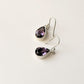 Amethyst Pear Cut 925 Sterling Silver Earrings