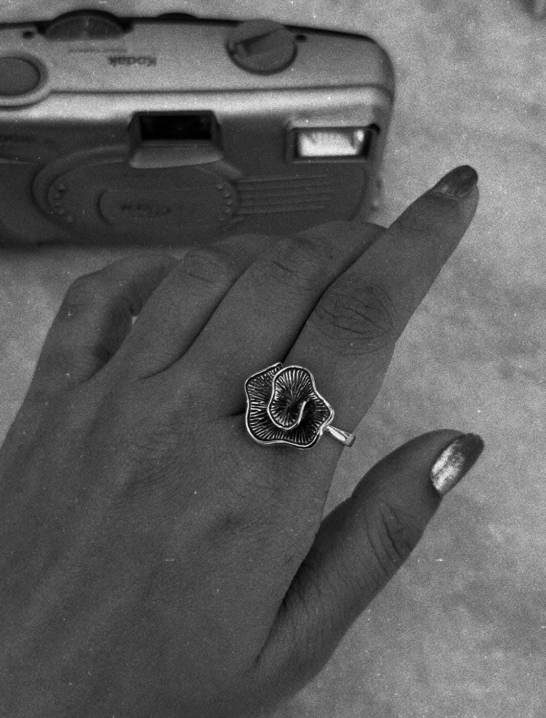 Shell Spiral 925 Sterling Silver Ring