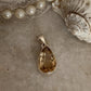 Citrine Big Pear/ Drop Cut Statement 925 Sterling Silver Pendant