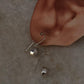 Clear Quartz Oval Hook 925 Sterling Silver Earrings