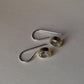 Clear Quartz Oval Hook 925 Sterling Silver Earrings
