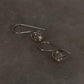 Clear Quartz Oval Hook 925 Sterling Silver Earrings