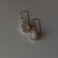 Rose Quartz Oval Cut 925 Sterling Silver Earrings