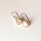 Rose Quartz Oval Cut 925 Sterling Silver Earrings