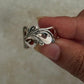 Handcrafted Thick Filigree Motif Ring 925 sterling silver