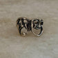 925 sterling silver theatre mask ring  