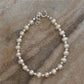 925 sterling silver freshwater pearls baati bracelet with 3mm beads  