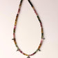 925 Sterling Silver Multi Tourmaline 4mm Statement Choker Necklace  