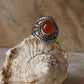 classic 925 sterling silver carnelian oval rawa ring