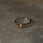 adjustable 925 sterling silver citrine modern solitaire ring