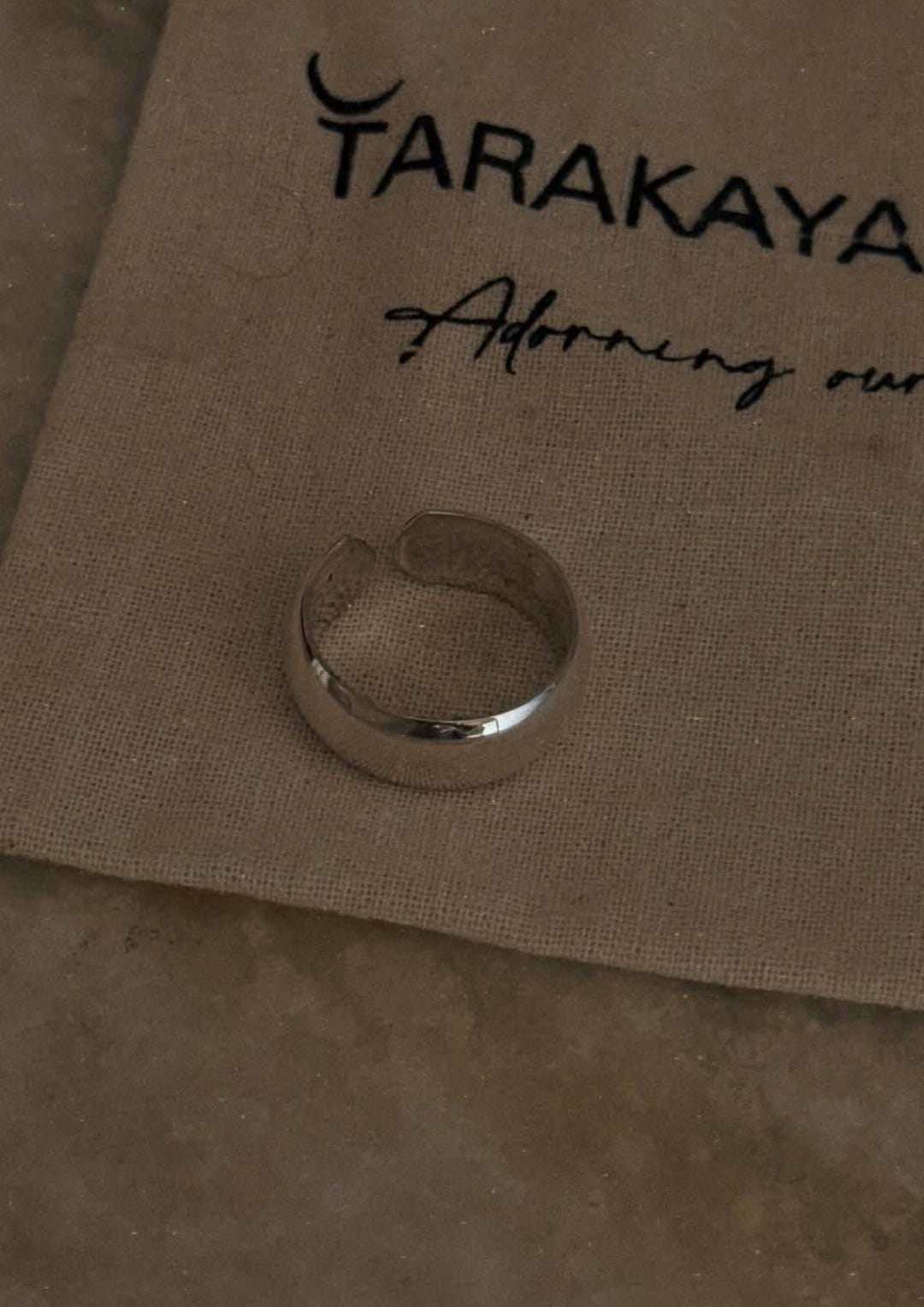 plain chunky adjustable 925 sterling silver ring for daily wear  