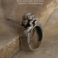925 sterling silver twin sirens pearl ocean mythology ring  
