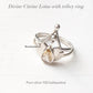 925 Sterling Silver V Tribey Stackable Ring