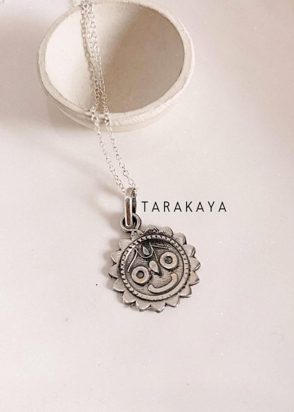 925 Sterling Silver Jai Jagannath Ji Pendant