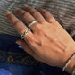 925 Sterling Silver Chunky Hula Dome Ring