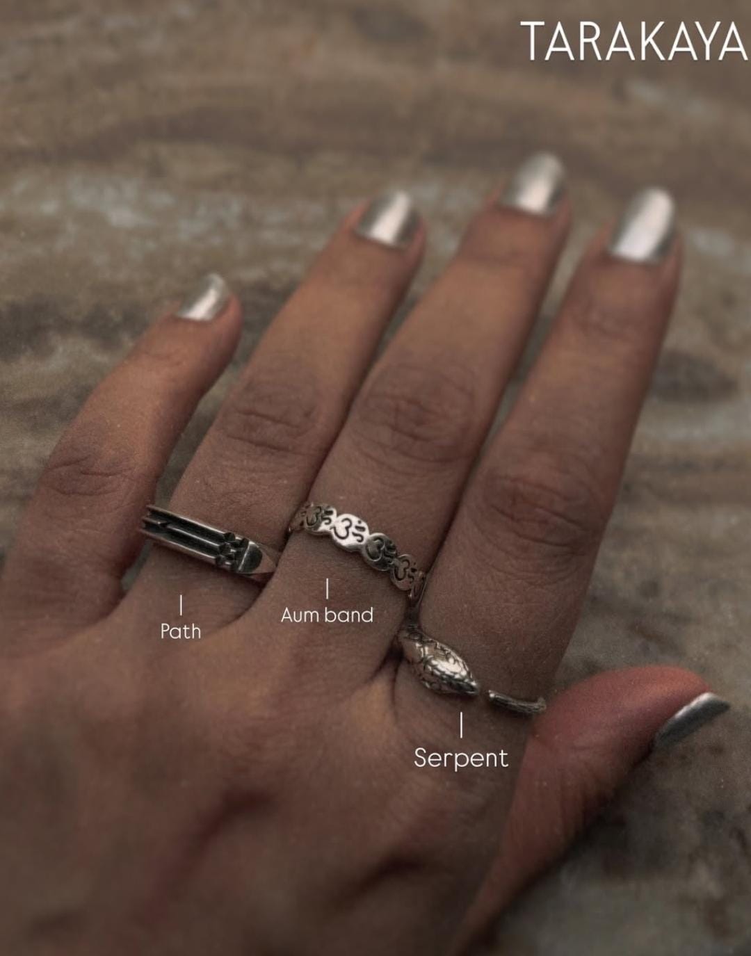 925 Sterling Silver Mystic Nomad Path Ring