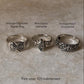 925 Sterling Silver Vintage Engraved Signet Ring