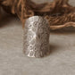 925 Sterling Silver Antique Bohemian Mandala Tribal Hill Tribe Handcrafted Adjustable Ring