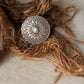 925 Sterling Silver Bohemian Imported Handcrafted Turkish Sun Mandala Adjustable Ring