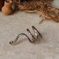 925 Sterling Silver Snake / Serpent Wrap Statement Ring