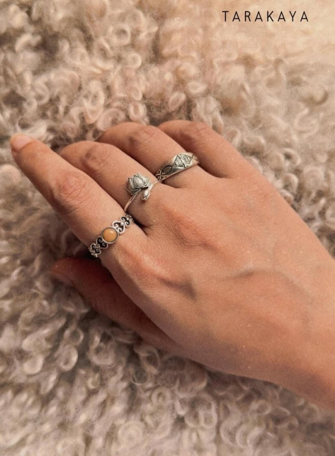 925 Sterling Silver Natural Ethiopian Opal Princess Band Ring