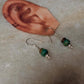 925 Sterling Silver Kingsman Turquoise Tribal Handcrafted Hook Earrings