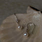 925 Sterling Silver Fresh Water Pearls Round Handcrafted Pretty Floral Hook Earrings