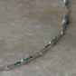 Apatite, Pearl, Clear Quartz & Aquamarine Starfish Charm 925 Sterling Silver Necklace