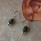 925 Sterling Silver Kingsman Turquoise Tribal Handcrafted Hook Earrings