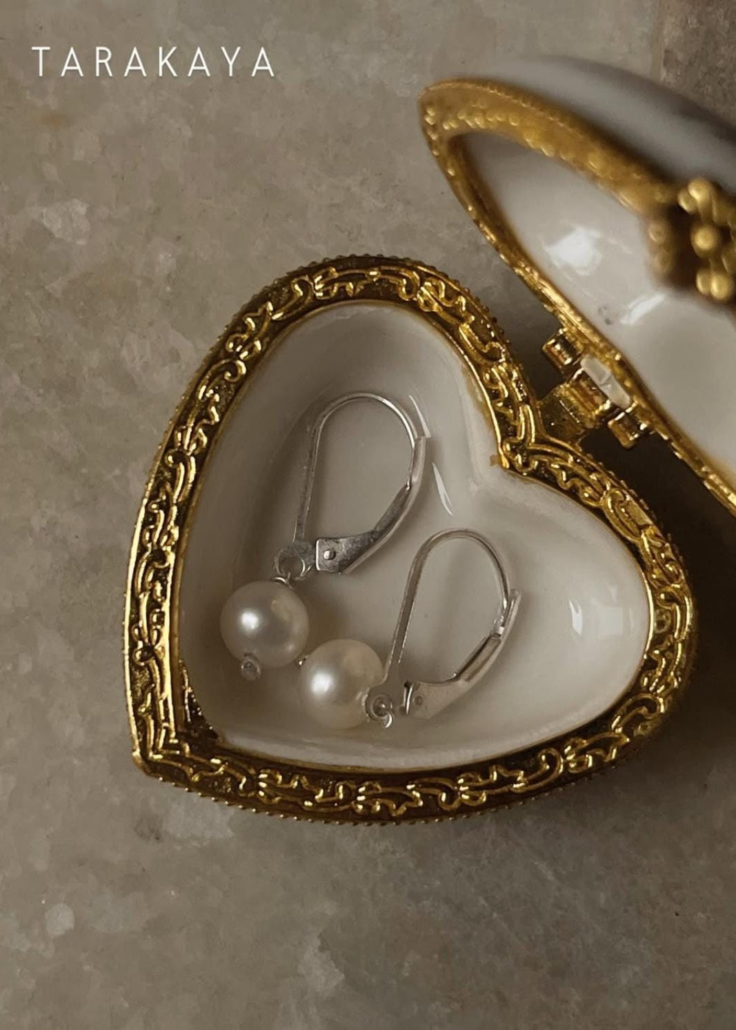 925 Sterling Silver Fresh Water Pearls Round Lever Back Earring