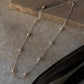 925 Sterling Silver Serene Fresh Water Pearls Cable Chain Necklace