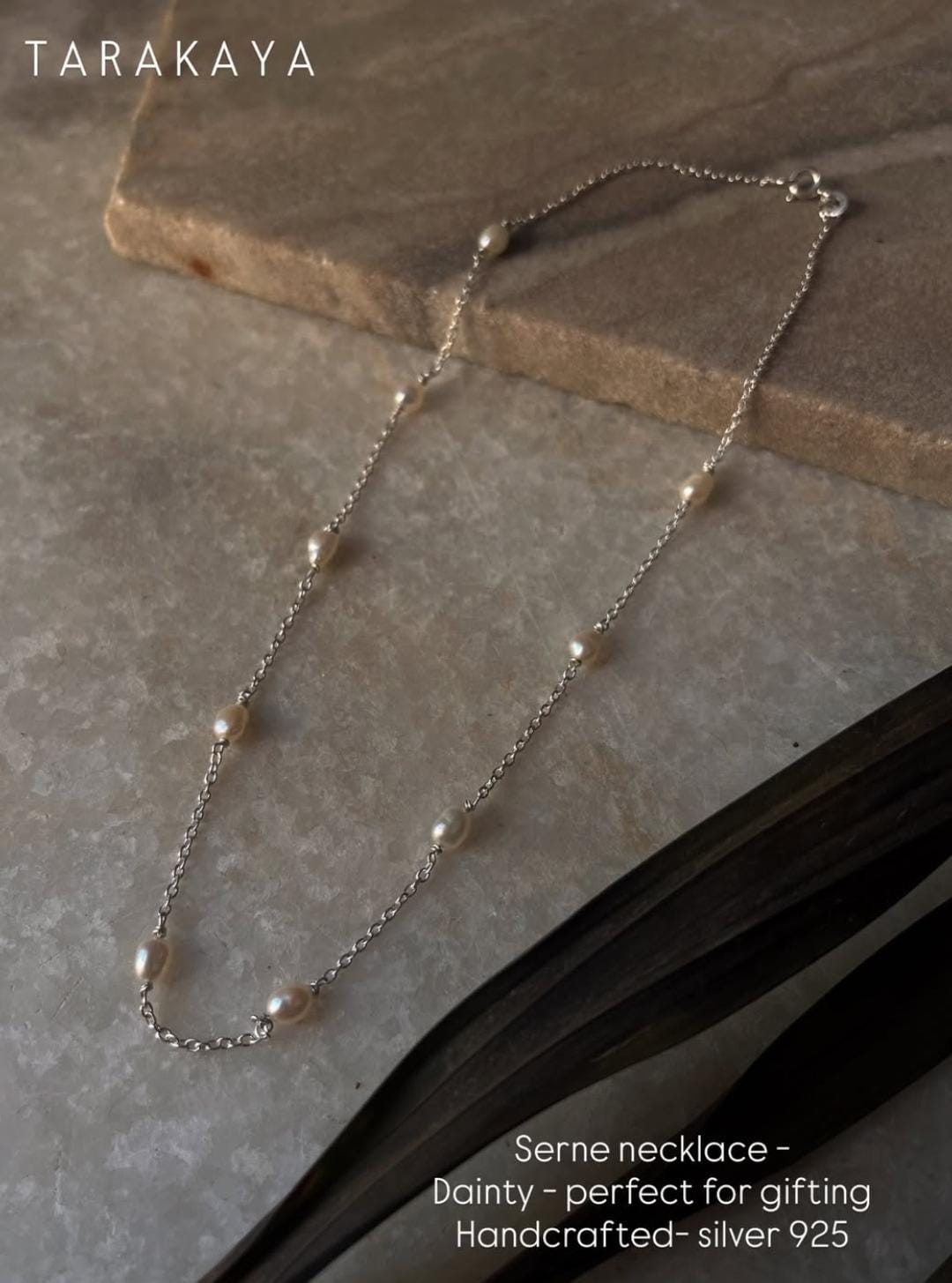 925 Sterling Silver Serene Fresh Water Pearls Cable Chain Necklace