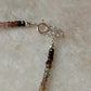 925 Sterling Silver Multi Tourmaline Chunky Antique Floral Charm & Ghungroo Tribal Necklace