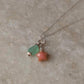 925 Sterling Silver Pink Opal Star, Pearl with Blue Bead Handcrafted Necklace