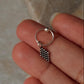 925 Sterling Silver Tribal Rawa Septum Ring Pierced Nose Ring