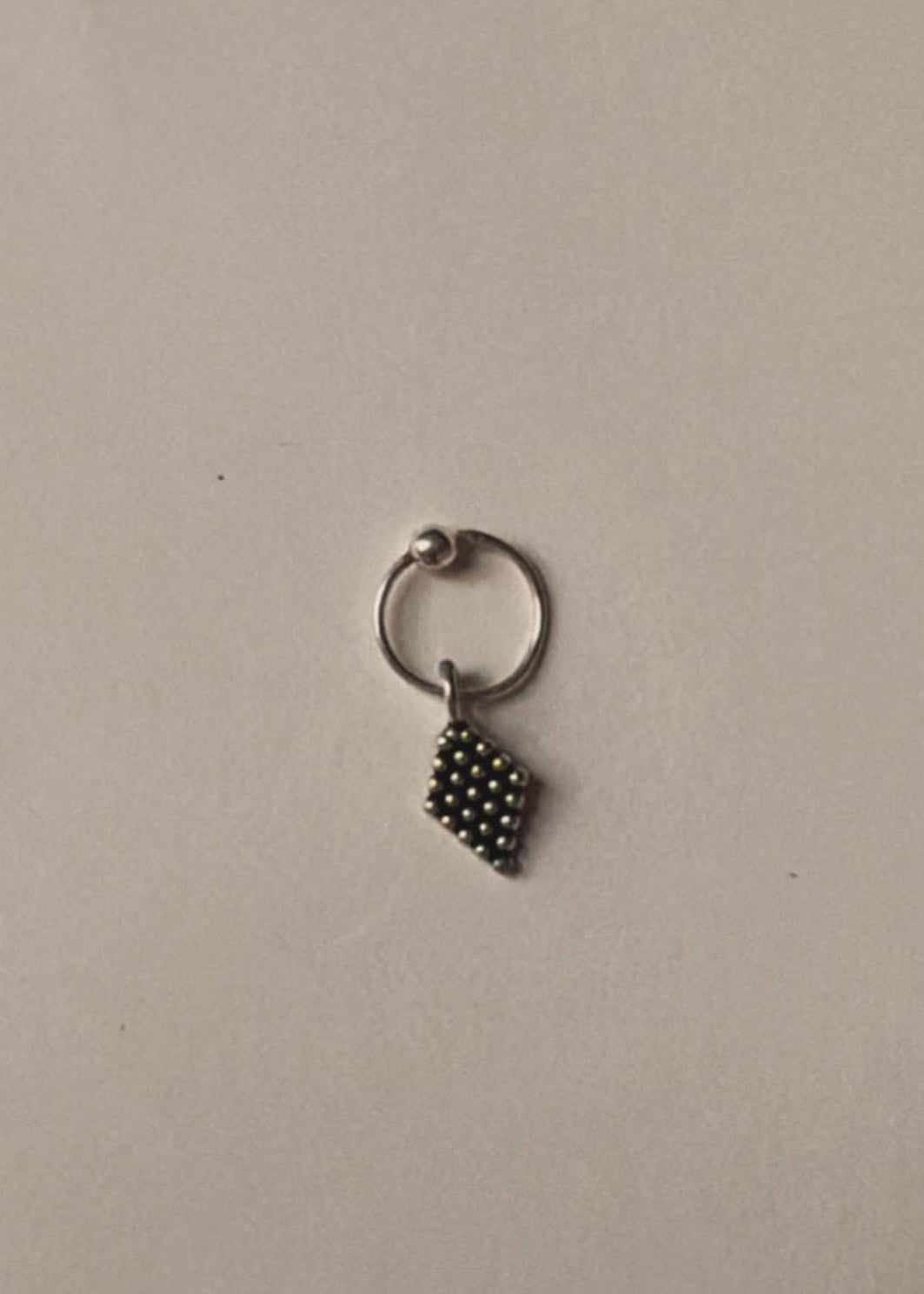 925 Sterling Silver Tribal Rawa Septum Ring Pierced Nose Ring