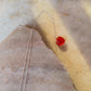 925 Sterling Silver Carnelian Heart Crystal Necklace