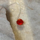 925 Sterling Silver Carnelian Heart Crystal Necklace
