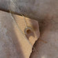 Grey Moonstone Crescent Moon Crystal 925 Sterling Silver Necklace