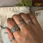 925 Sterling Silver Vintage Filigree Boho Band Daily Wear Ring