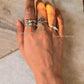 925 Sterling Silver Rawa Natural Ethiopian Opal Boho Ring